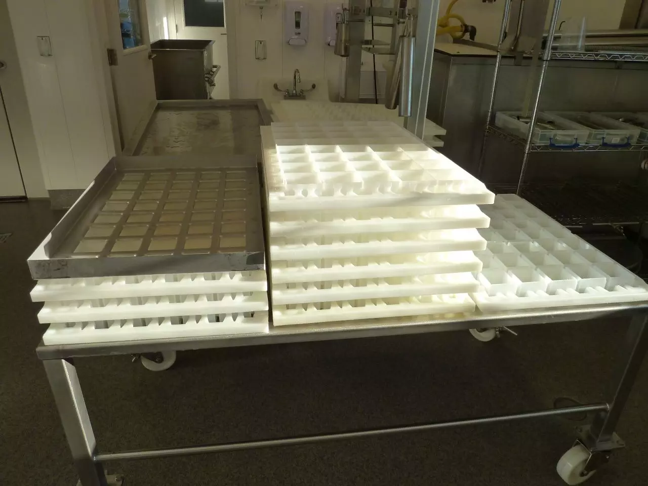 Drainage table C. van 't Riet / Dairy Technology USA