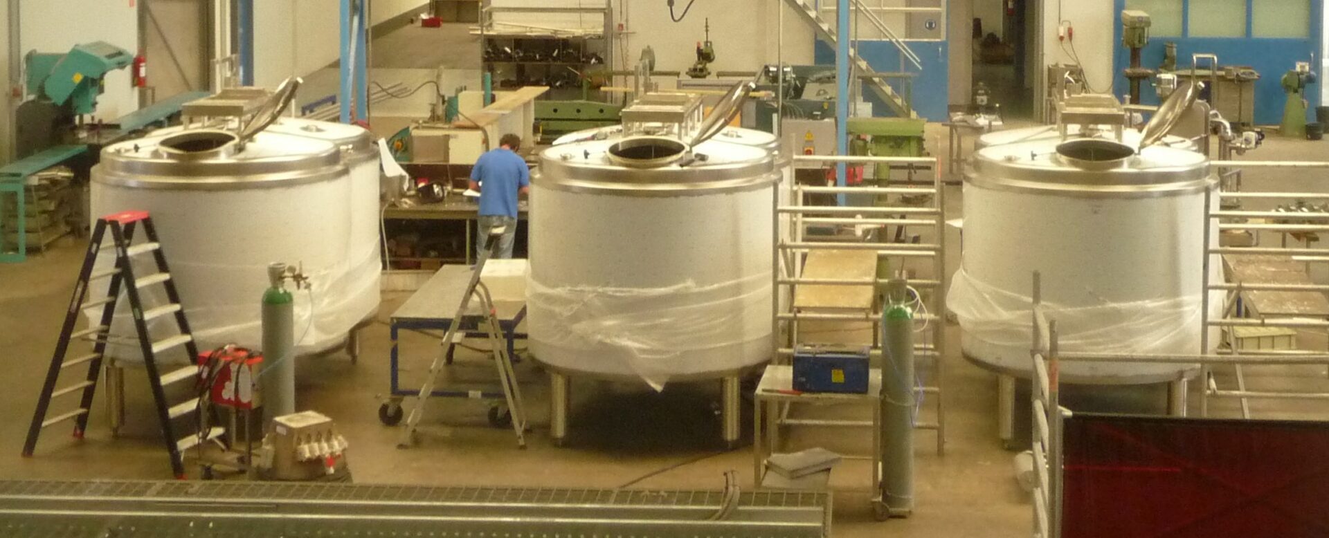 Closed cheese vat C. van 't Riet / Dairy Technology USA